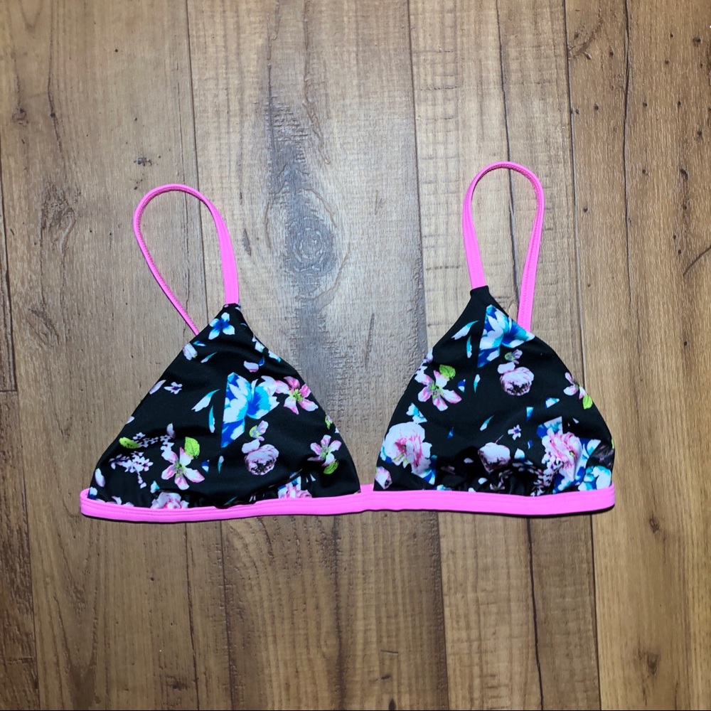 Leith Floral Swim Bikini Top